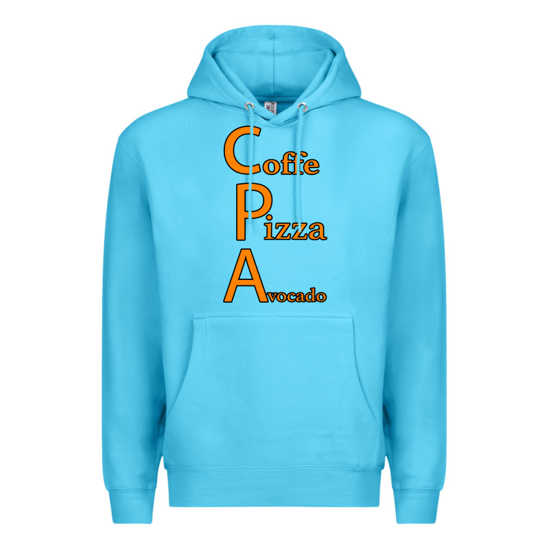 Coffe Pizza Avocado Premium Hoodie by Bettercallsaul | Teevron