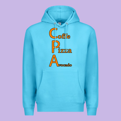 Coffe Pizza Avocado Premium Hoodie Designed By Bettercallsaul