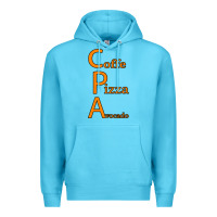 Ocean Blue coffe pizza avocado Premium Hoodie - Bettercallsaul