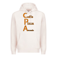 Pale Pink coffe pizza avocado Premium Hoodie - Bettercallsaul