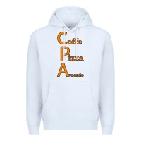 White coffe pizza avocado Premium Hoodie - Bettercallsaul