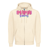 Sandshell mama saurus Zipper Hoodie - MaliasSmallBusiness