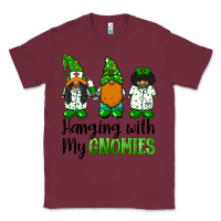 Burgundy hanging with my gnomies african american nurse gnomies Classic Tee - BarkalooDesign