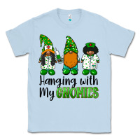 Dusty Blue hanging with my gnomies african american nurse gnomies Classic Tee - BarkalooDesign