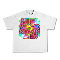 Lunar Rock tie dye floral seamless pattern Urban Heavy Tee - BundleAndBundleShop
