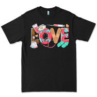 Black nurse love Premium Tee - texasbilliewilder