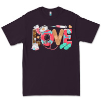Plum nurse love Premium Tee - texasbilliewilder