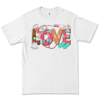 White nurse love Premium Tee - texasbilliewilder