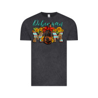 Vintage Black doberman mom Vintage Tee - Artiststas
