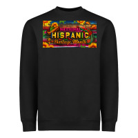 Black national hispanic heritage month license plate Heavyweight Sweatshirt - BundleAndBundleShop