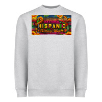 National Hispanic Heritage Month License Plate Heavyweight Sweatshirt | Teevron
