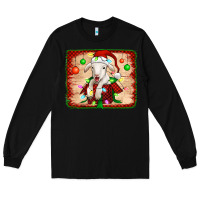 Black christmas lamb Long Sleeve Tee - Jasminsmagicworld