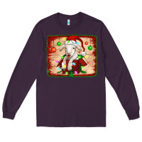 Plum christmas lamb Long Sleeve Tee - Jasminsmagicworld
