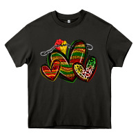 Asphalt juneteenth hearts Heavy Core Tee - Zillion Design Studio