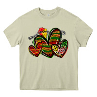 Mossy juneteenth hearts Heavy Core Tee - Zillion Design Studio