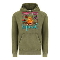 Vintage Olive camp fire squad Vintage Hoodie - JahusDesignShop