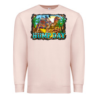 Pale Pink hump day camel and desert Premium Sweatshirt - BarkalooDesign