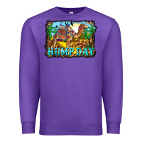 Purple hump day camel and desert Premium Sweatshirt - BarkalooDesign