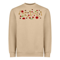 Mushroom rosses and keys Heavyweight Sweatshirt - AdoDesignShop