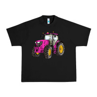 Black western farm tractor pink Urban Heavy Tee - Artiststas