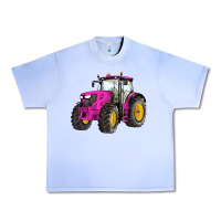 Grape Ice western farm tractor pink Urban Heavy Tee - Artiststas
