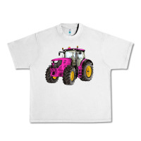 Lunar Rock western farm tractor pink Urban Heavy Tee - Artiststas