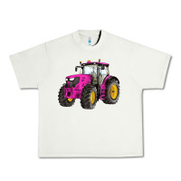 Pistachio western farm tractor pink Urban Heavy Tee - Artiststas