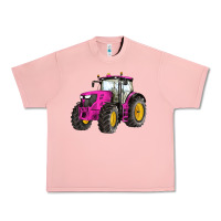 Salmon western farm tractor pink Urban Heavy Tee - Artiststas