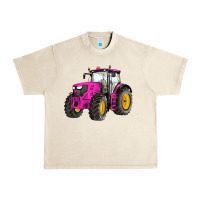 Sandshell western farm tractor pink Urban Heavy Tee - Artiststas