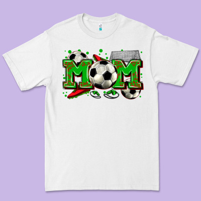 Mom Soccer Premium Tee Designed By Zillion Design Studio