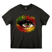 Asphalt juneteenth eye Heavy Core Tee - Zillion Design Studio