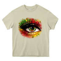 Mossy juneteenth eye Heavy Core Tee - Zillion Design Studio
