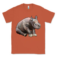 Copper Baby Rhino Illustrations Classic Tee - LillyAllenDesigns