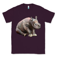 Plum Baby Rhino Illustrations Classic Tee - LillyAllenDesigns
