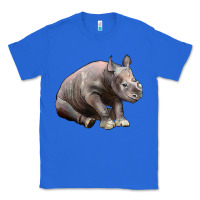 True Royal Baby Rhino Illustrations Classic Tee - LillyAllenDesigns