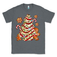 Charcoal Heather christmas tree cake and cookies ado Classic Tee - AdoDesignShop