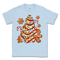 Dusty Blue christmas tree cake and cookies ado Classic Tee - AdoDesignShop