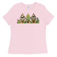 Cactus Cowhide Serape Ladies Tee | Teevron