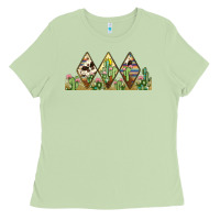 Matcha cactus cowhide serape Ladies Tee - JahusDesignShop