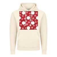Vintage Artic christmas snow flakes seamless pattern Vintage Hoodie - BundleAndBundleShop