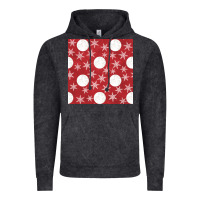 Vintage Black christmas snow flakes seamless pattern Vintage Hoodie - BundleAndBundleShop