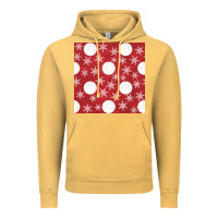 Vintage Mustard christmas snow flakes seamless pattern Vintage Hoodie - BundleAndBundleShop
