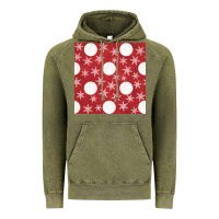 Vintage Olive christmas snow flakes seamless pattern Vintage Hoodie - BundleAndBundleShop