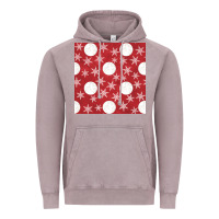 Vintage Zinc christmas snow flakes seamless pattern Vintage Hoodie - BundleAndBundleShop
