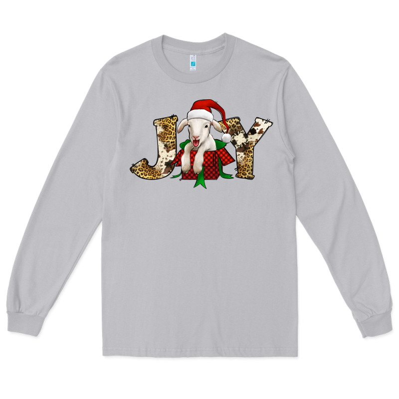 Joy Christmas Lamb Long Sleeve Tee by Jasminsmagicworld | Teevron