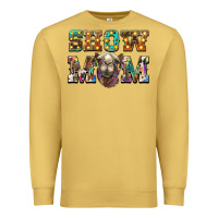 Antique Gold show mom camel Premium Sweatshirt - BarkalooDesign