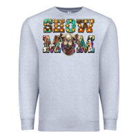 Heather Grey show mom camel Premium Sweatshirt - BarkalooDesign