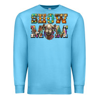 Ocean Blue show mom camel Premium Sweatshirt - BarkalooDesign