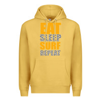 Antique Gold eat sleep surf repeat Premium Hoodie - Bettercallsaul