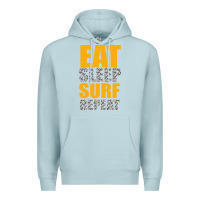 Blue Mist eat sleep surf repeat Premium Hoodie - Bettercallsaul